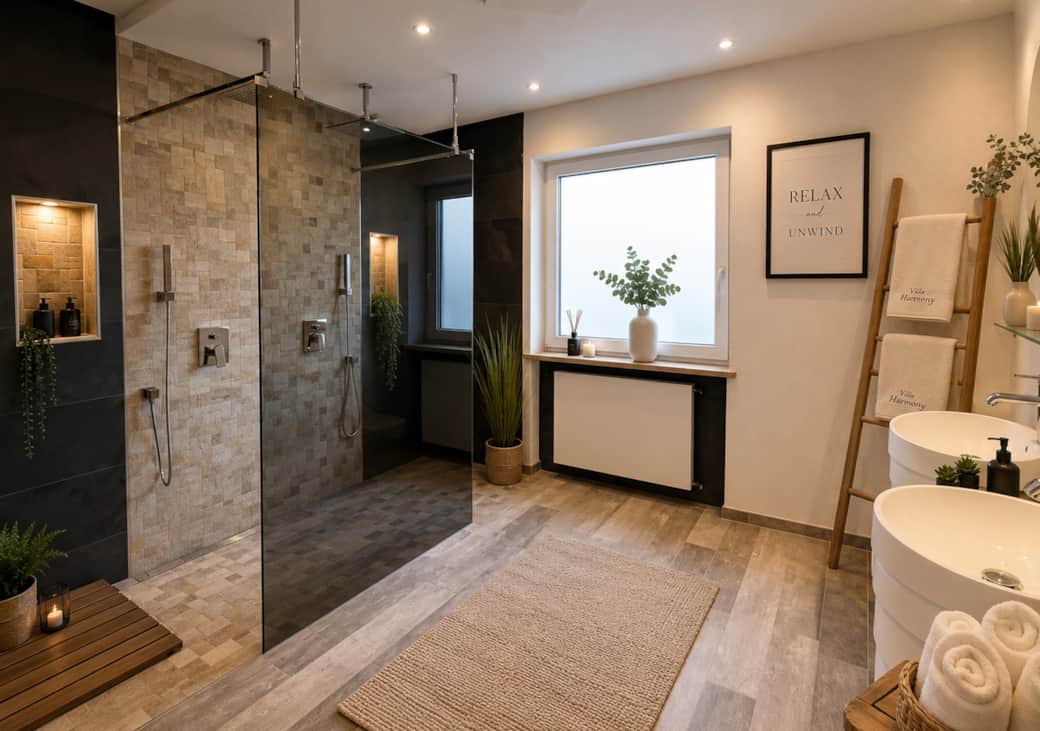 Badezimmer 1 vom Penthouse