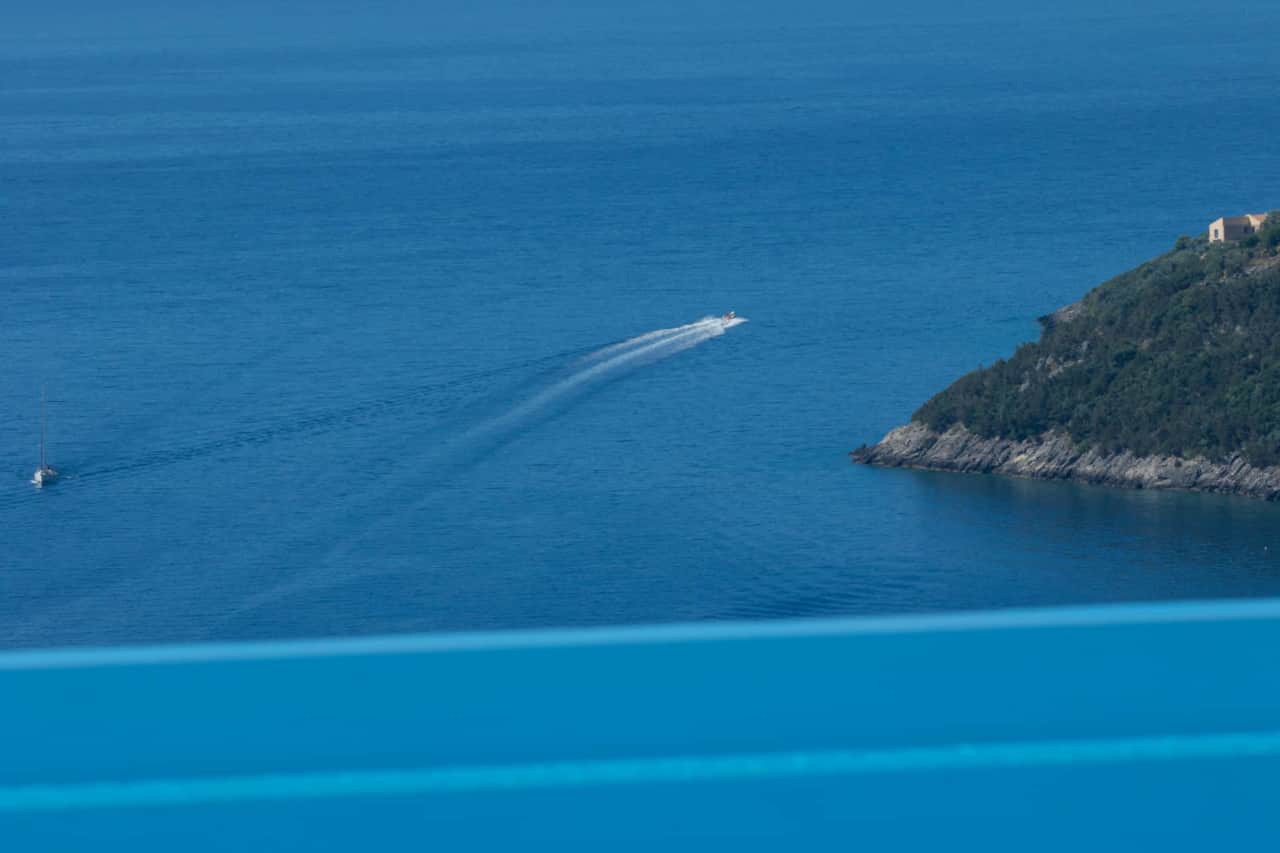 Pool with sea view