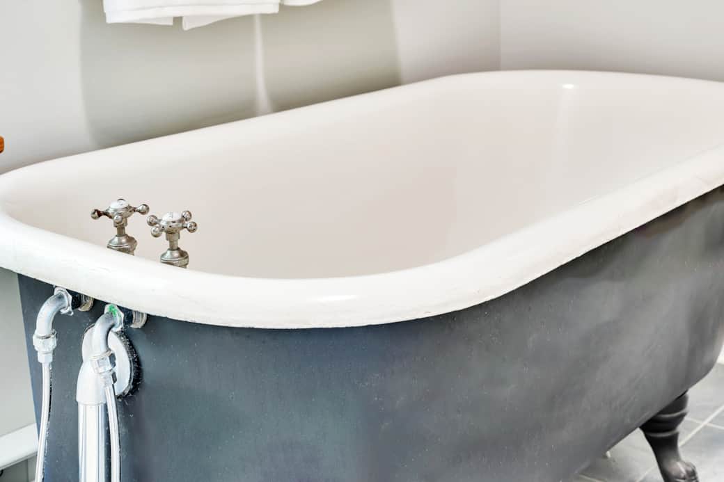 Clawfoot tub for relaxing soak Clawfoot tub for relaxing soak