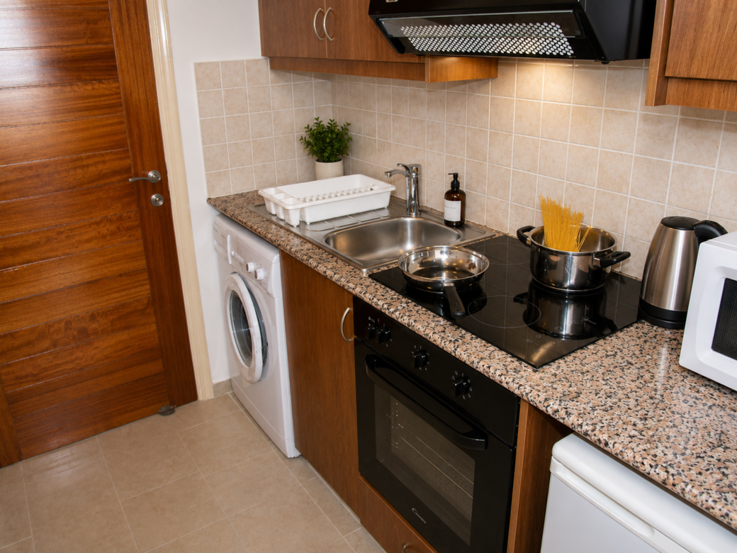 Washing machine and microwave