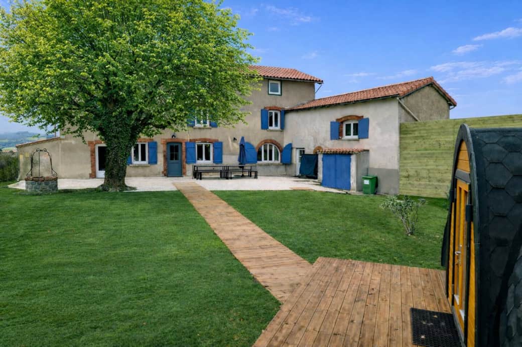 Vue d'ensemble du gîte