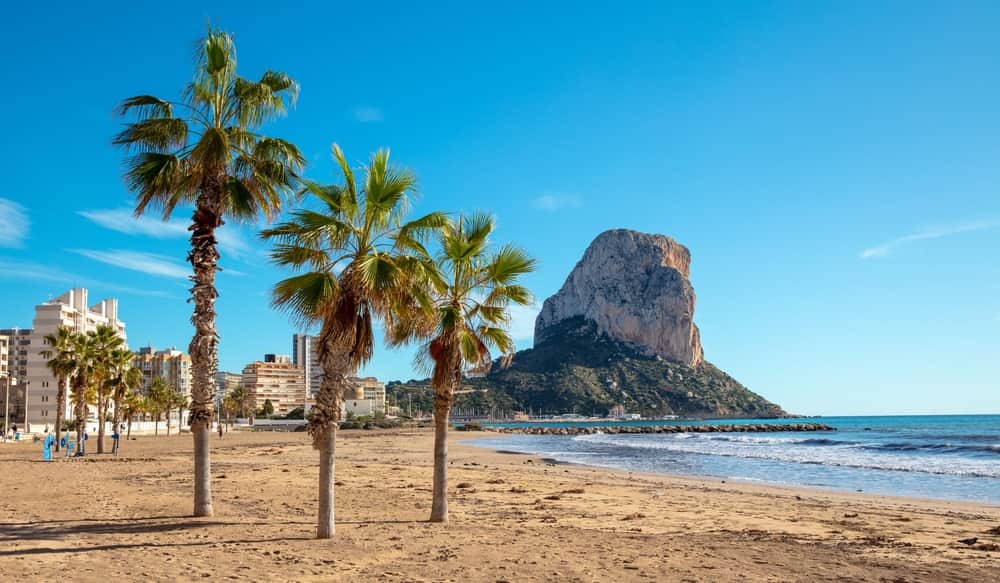 Strand en Penyal d'Ifach