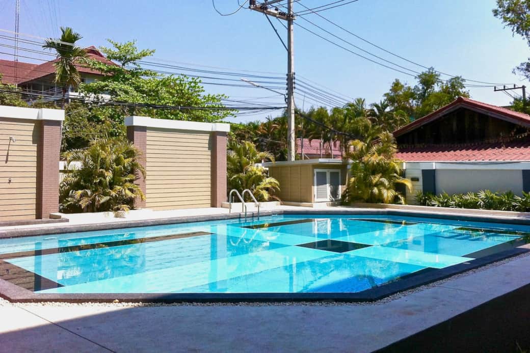 Swimming pool.