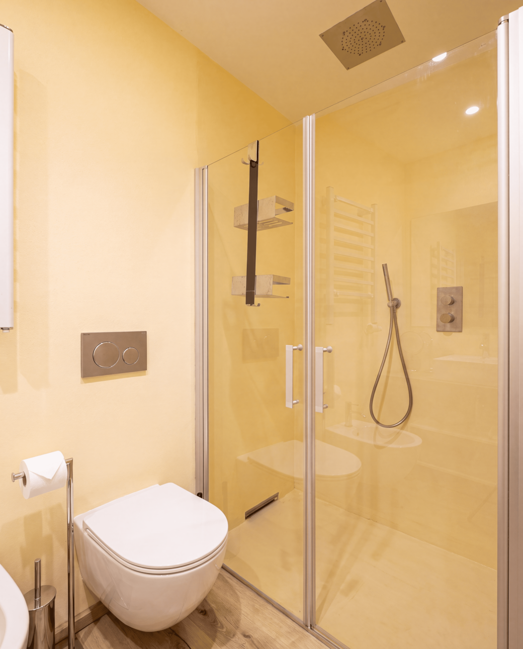 bathroom 1 with rain shower in Casa Mille e una Stella bathroom 1 with rain shower in Casa Mille e una Stella