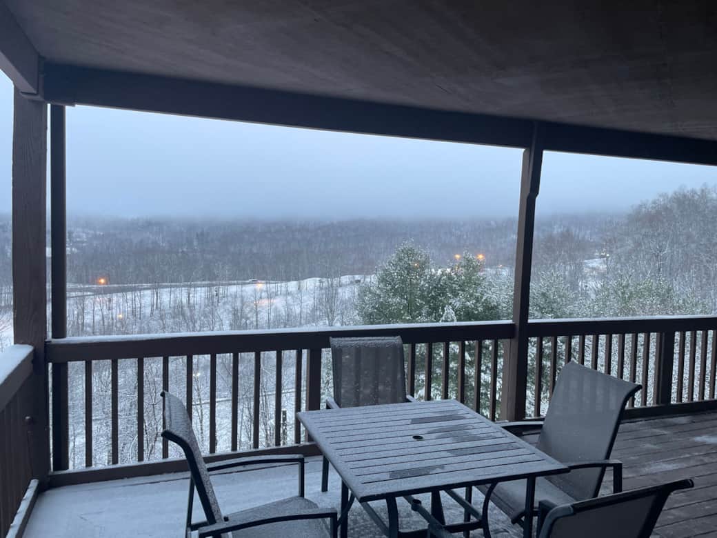 Winter private deck 3