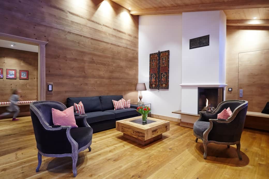 Wohnzimmer mit Gaskamin