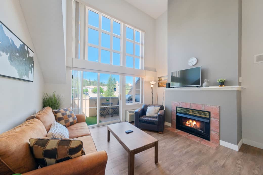 Unit 317 Fireplace