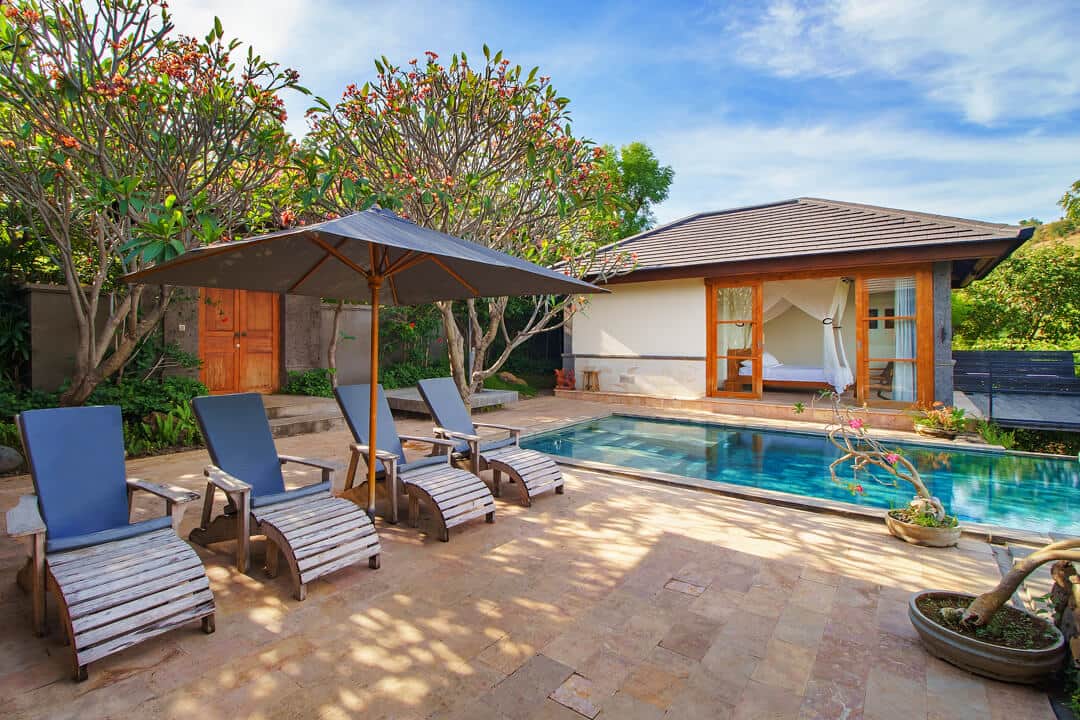 3rd bedroom next to the pool