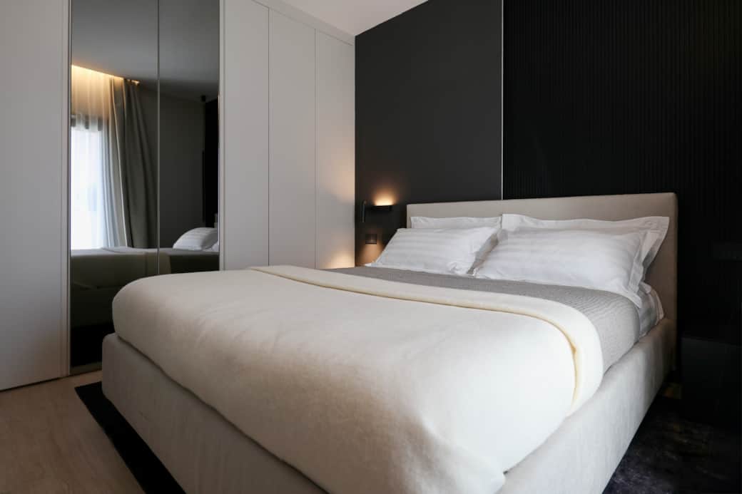 Master Bedroom complete with Mirrored Closets for all your storage needs