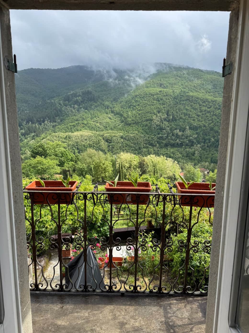Aussicht aus dem Wohnzimmer