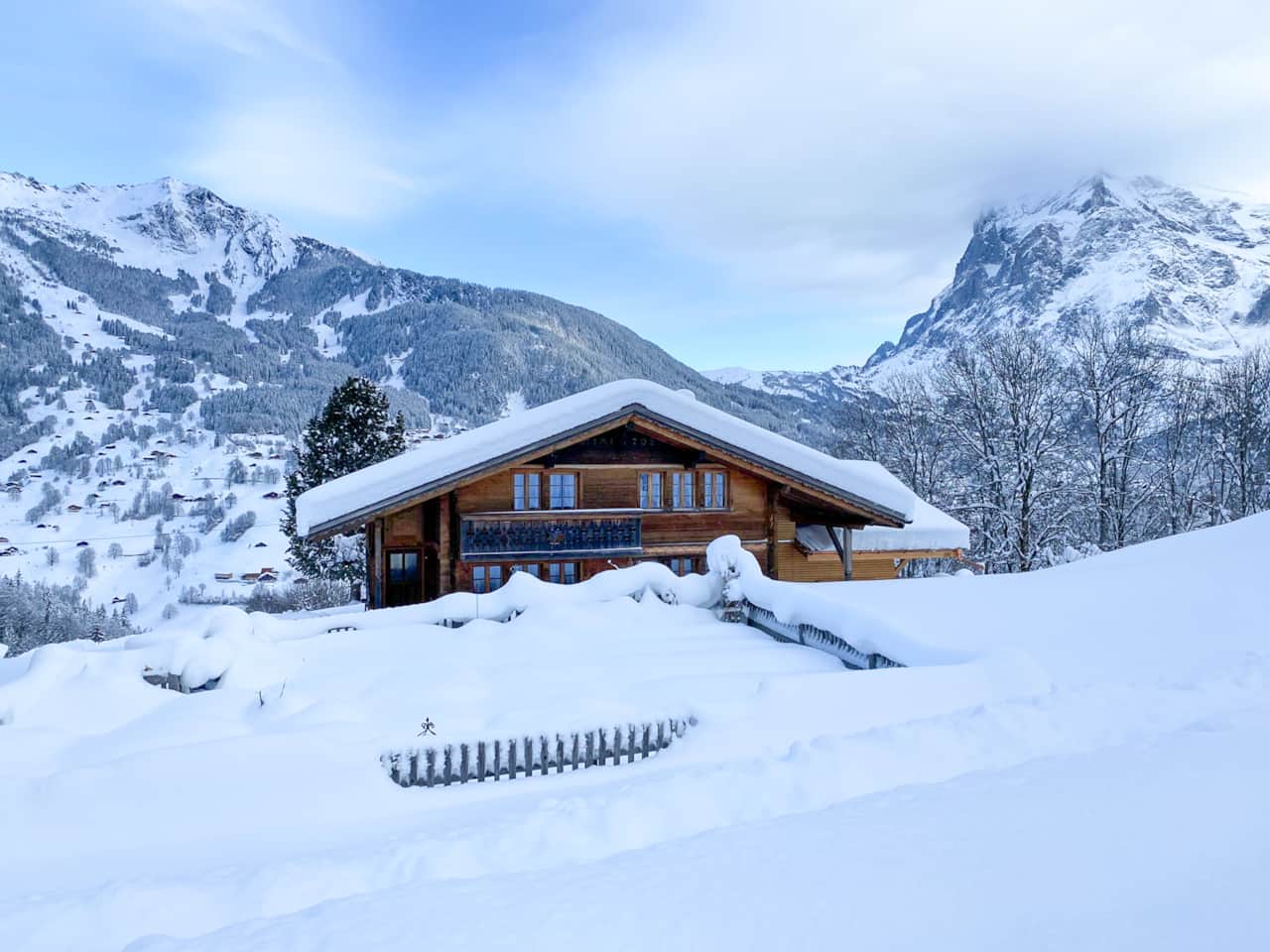 Chalet Simeli im Winter