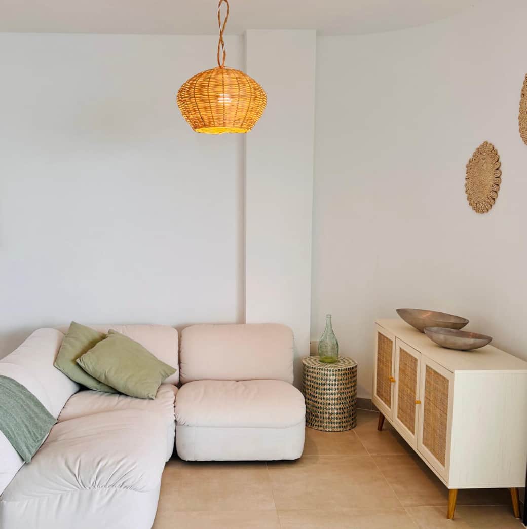 Stylish and sustainable: a restored 1970s modular sofa