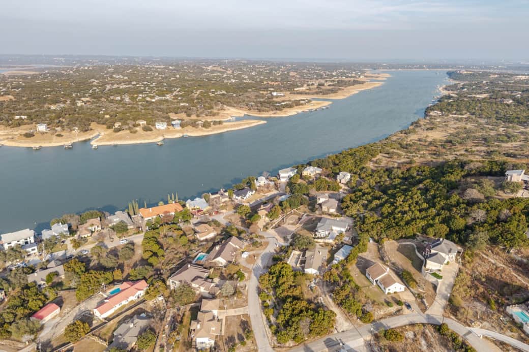Scenic Escape is perfectly located in Briarcliff overlooking Lake Travis.