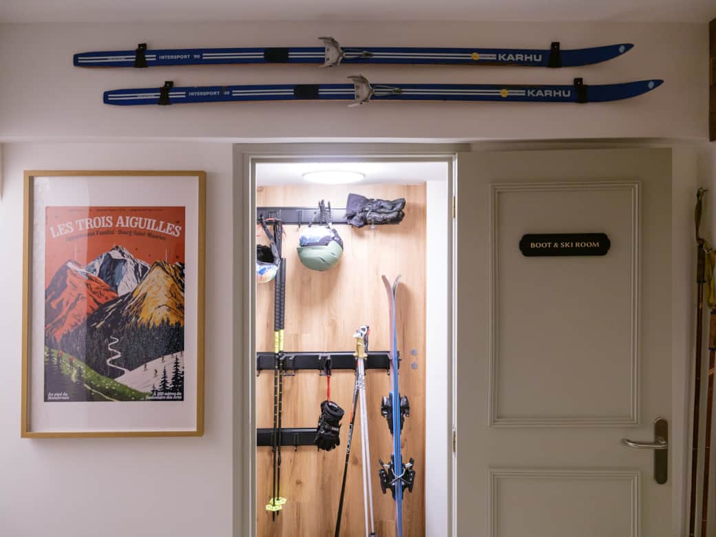 Entrée avec la Ski Room