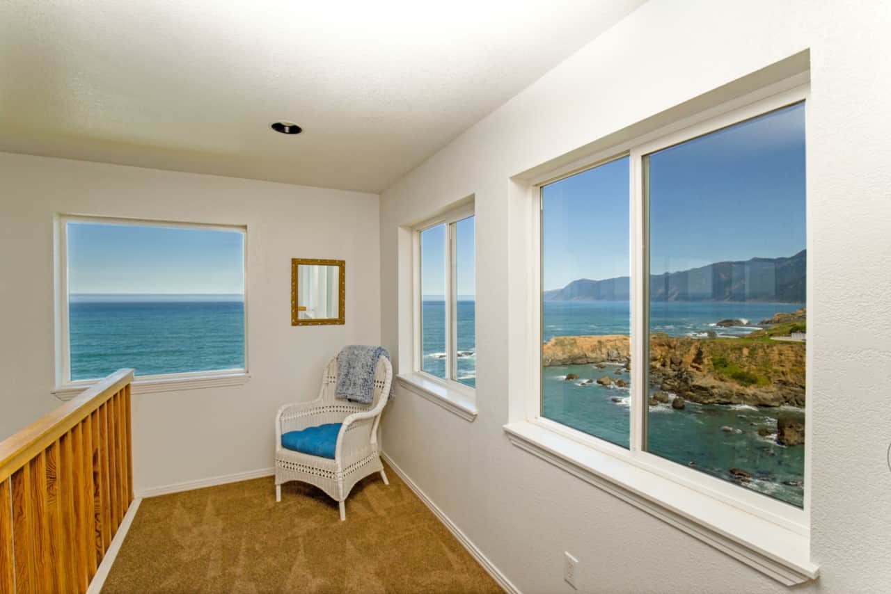 View from the unit Exquisite at Cliff House in Shelter Cove, CA