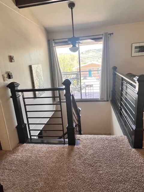 Staircase from basement to main floor