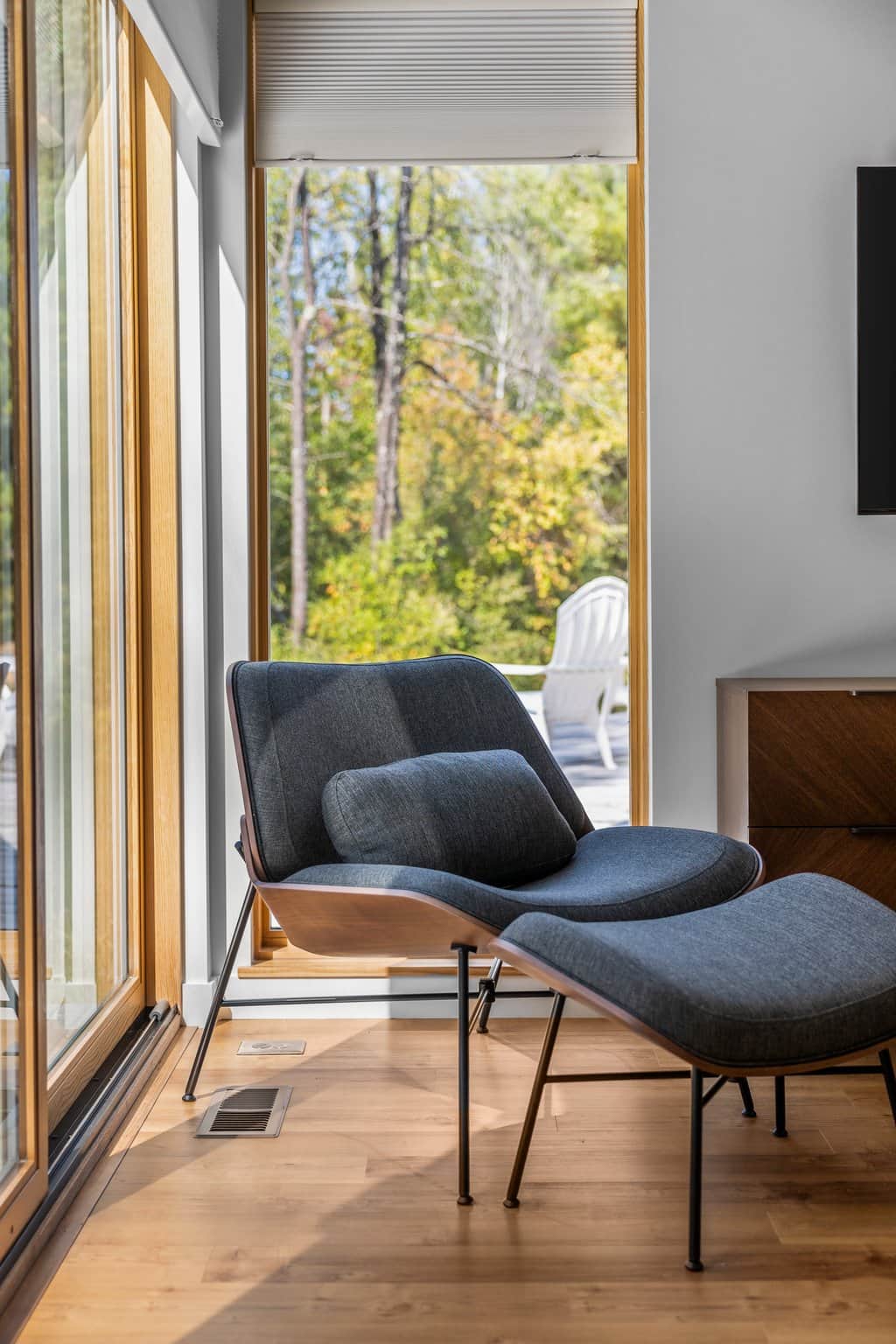 Master suite reading chair
