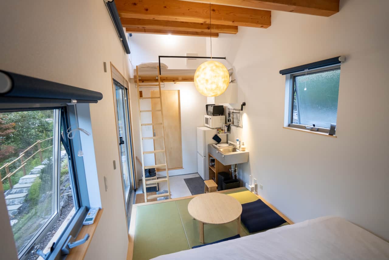 Tatami, Kitchenette, Loft, Ladder