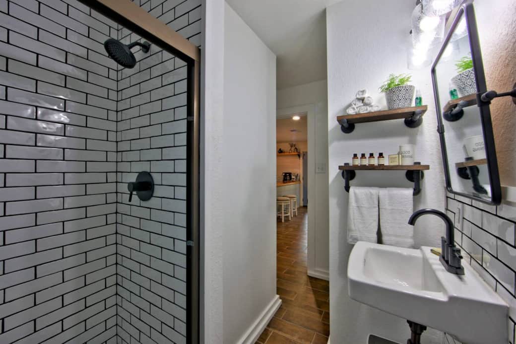 Quaint farmhouse bathroom. Quaint farmhouse bathroom.