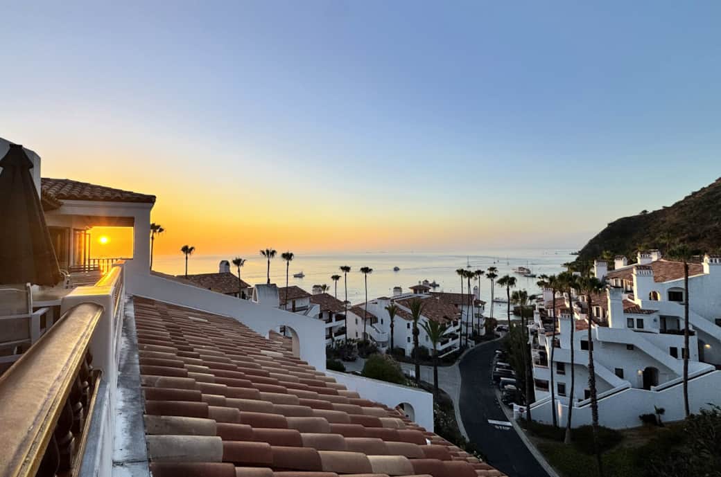 Sunrise from the private veranda