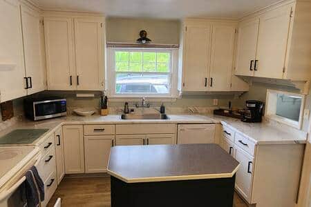 Fully stocked kitchen with everything you need.