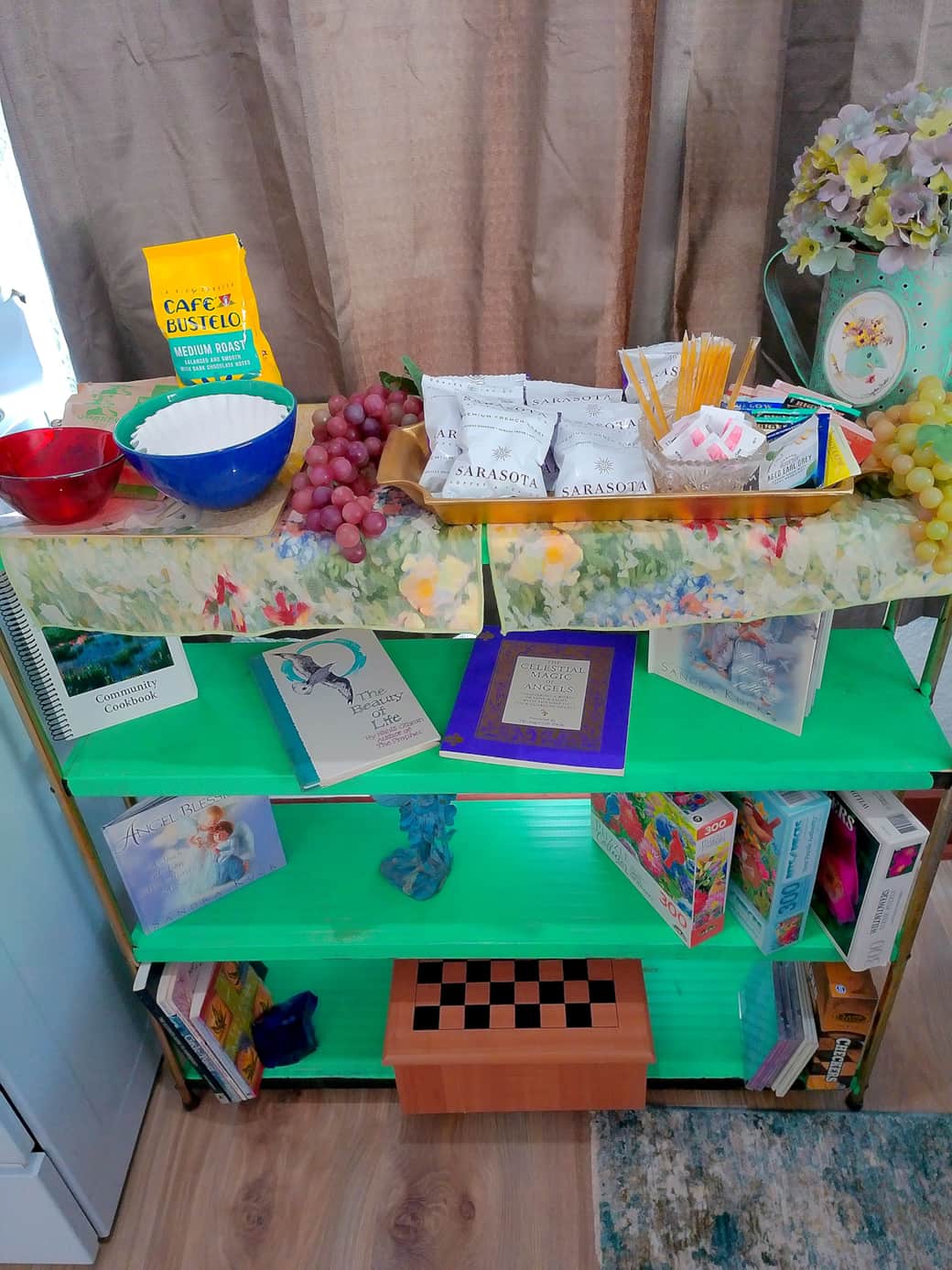 Puzzles, Angel Books and Coffee/Teas