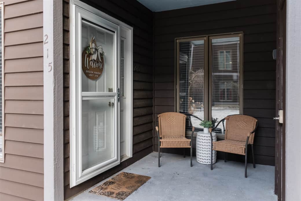 Entrance and outdoor patio to enjoy Entrance and outdoor patio to enjoy