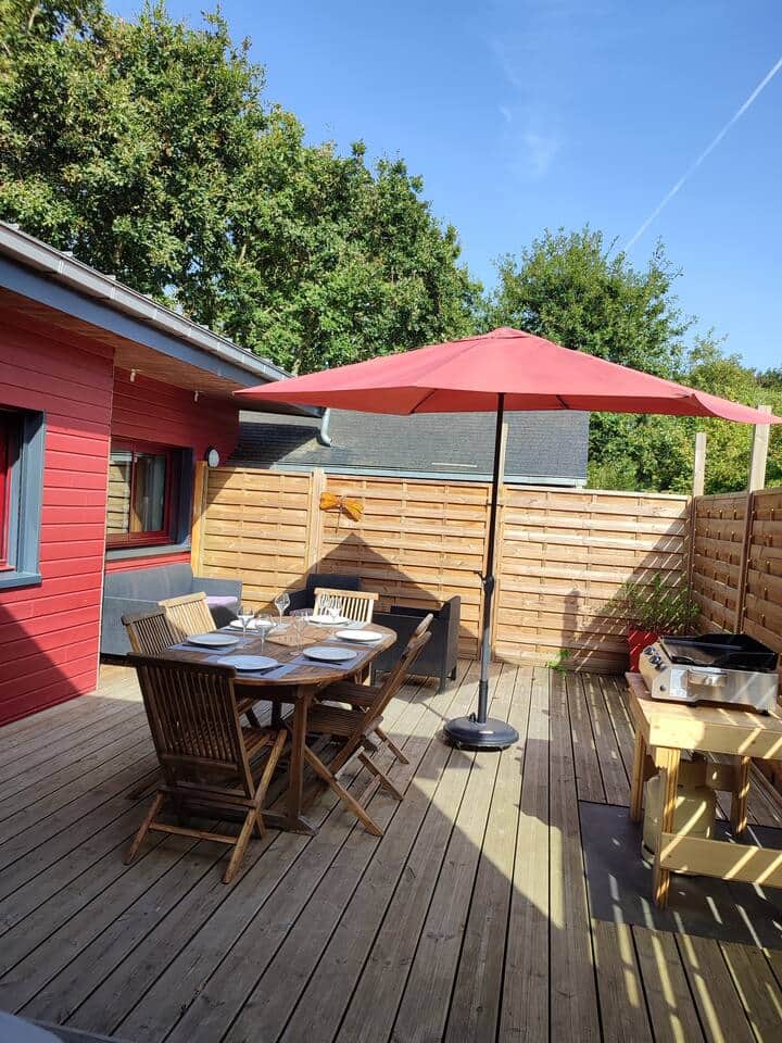 Terrasse cloturée