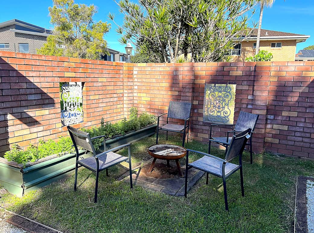2 firepit courtyard