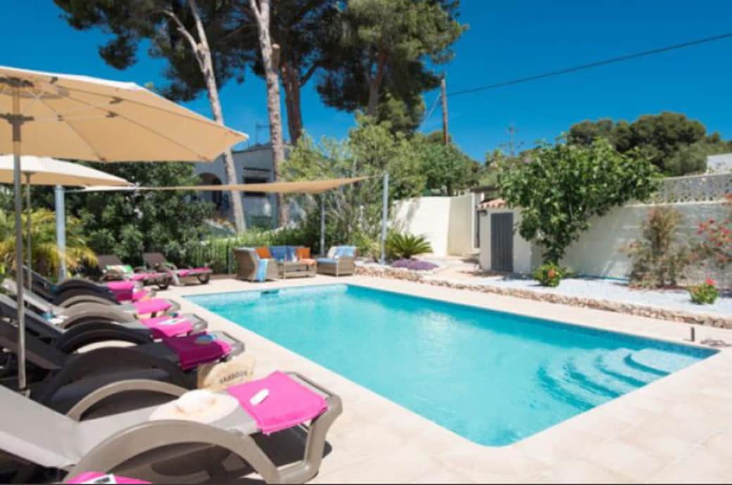 Villa El Barranco Moraira private pool and terrace