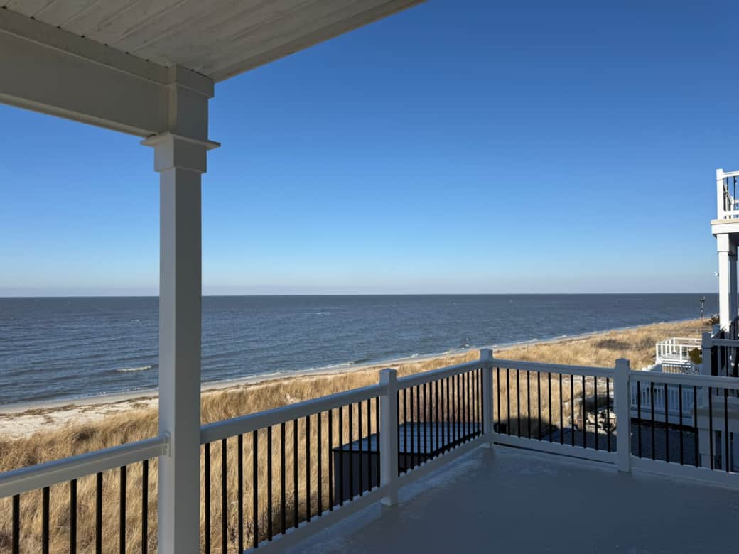 View from main floor deck