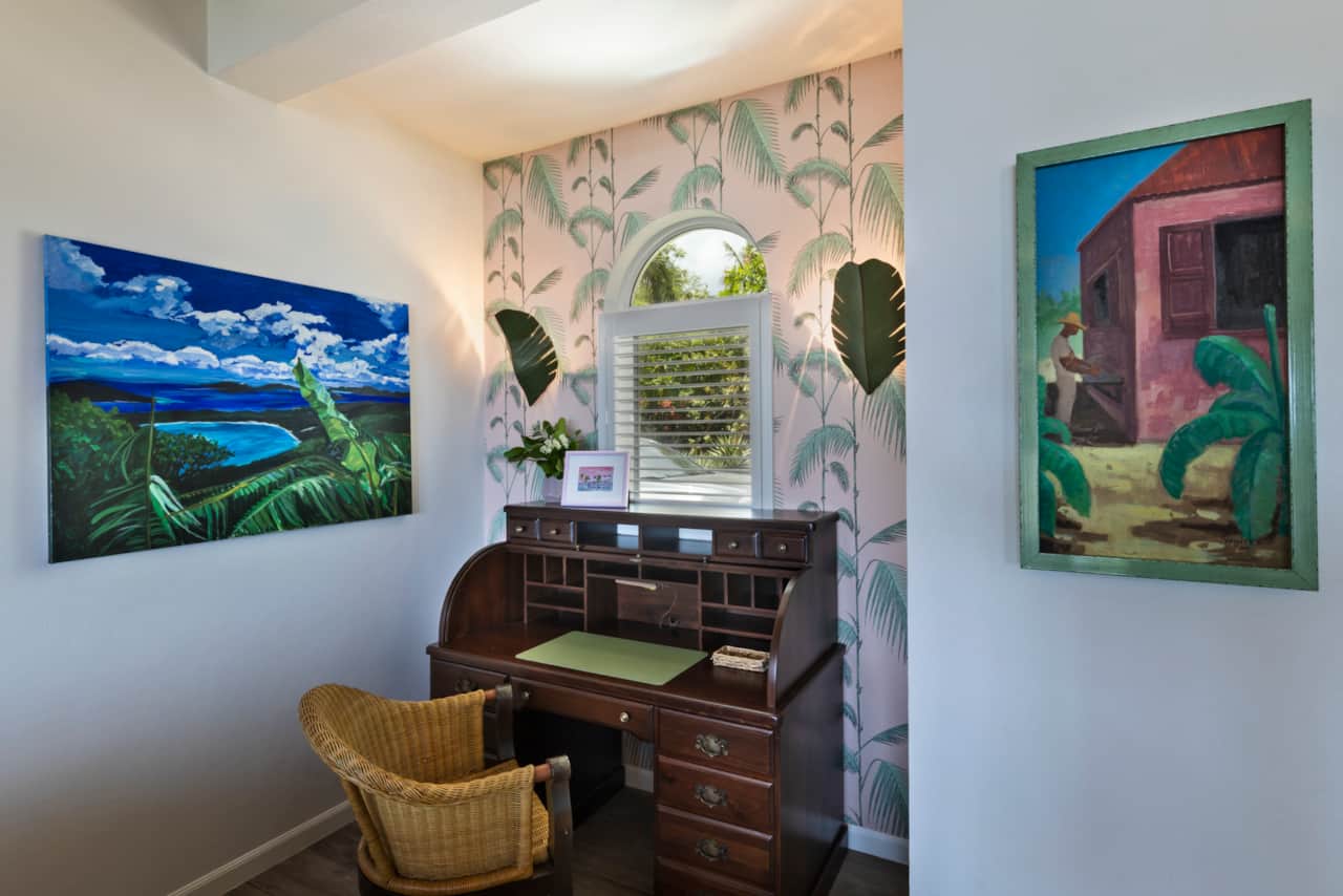 Office space (in main living space)