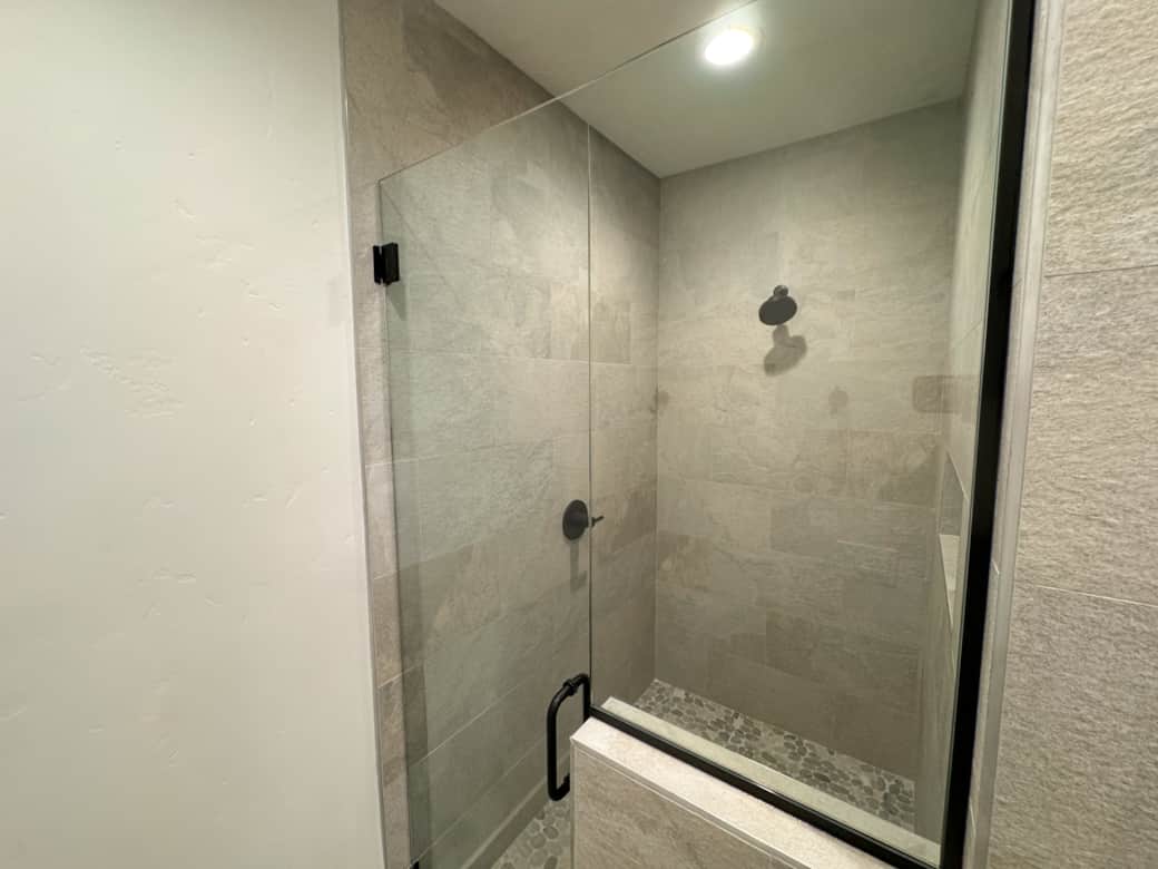 Master shower