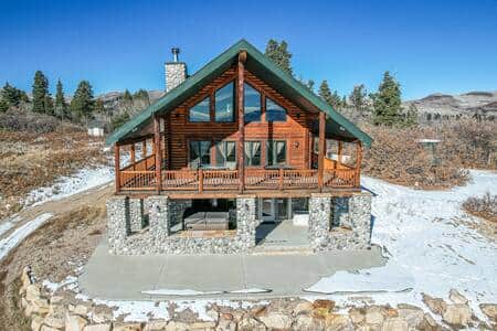 Beautiful deck and windows to take in all the great views