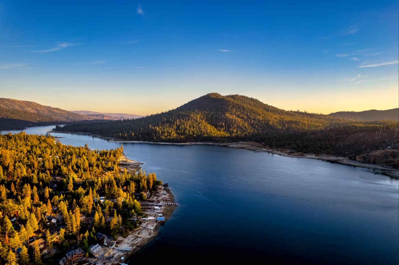 Bass Lake in California's Sierra Nevada