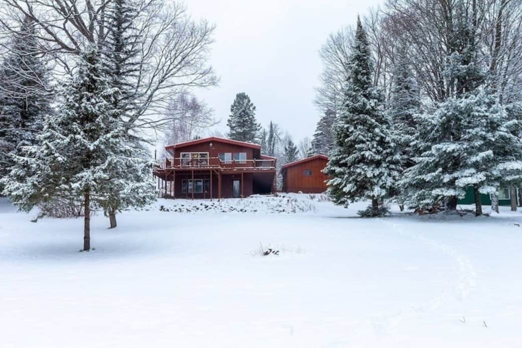 Back of House in Winter Back of House in Winter