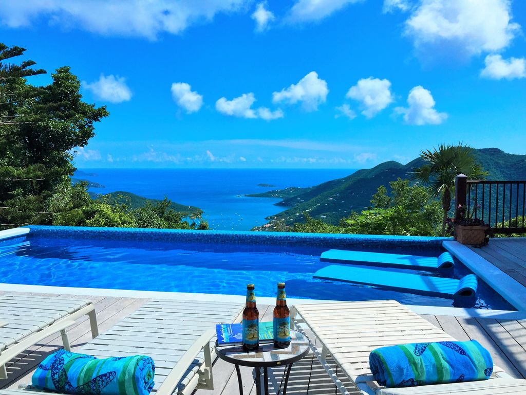 Enjoying refreshments poolside!