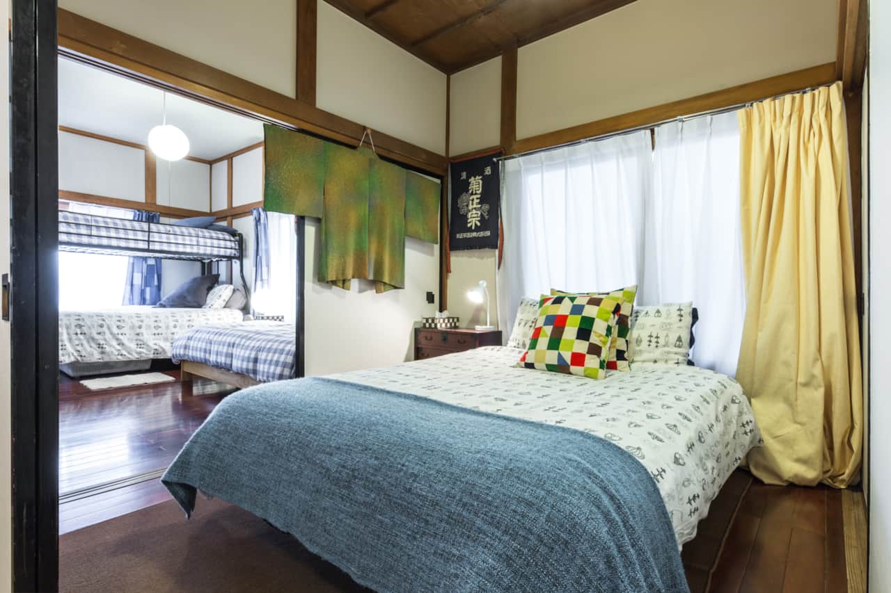 Dual bedroom view with playful design and homely touches