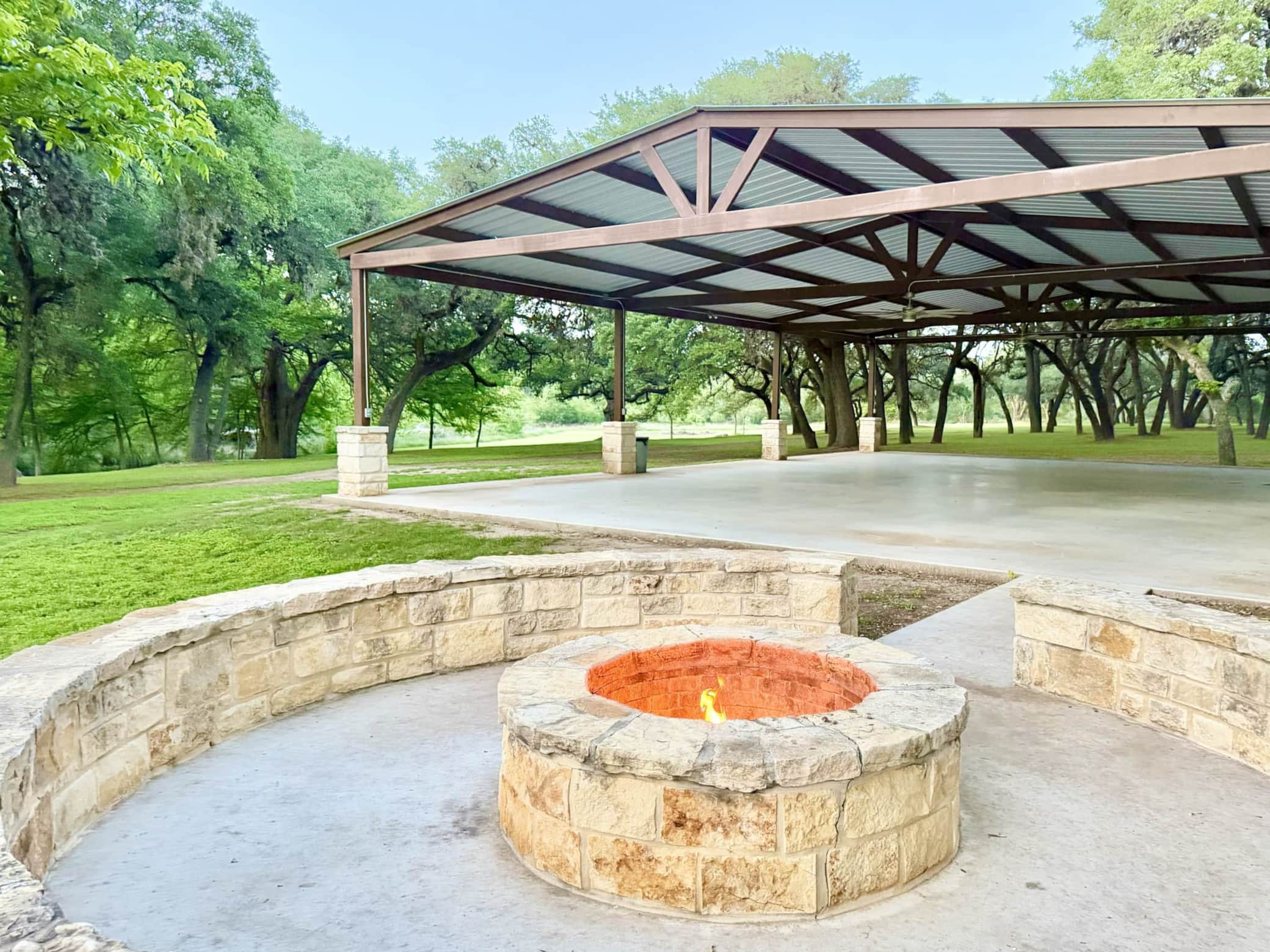 Fire Pit + Pavilion