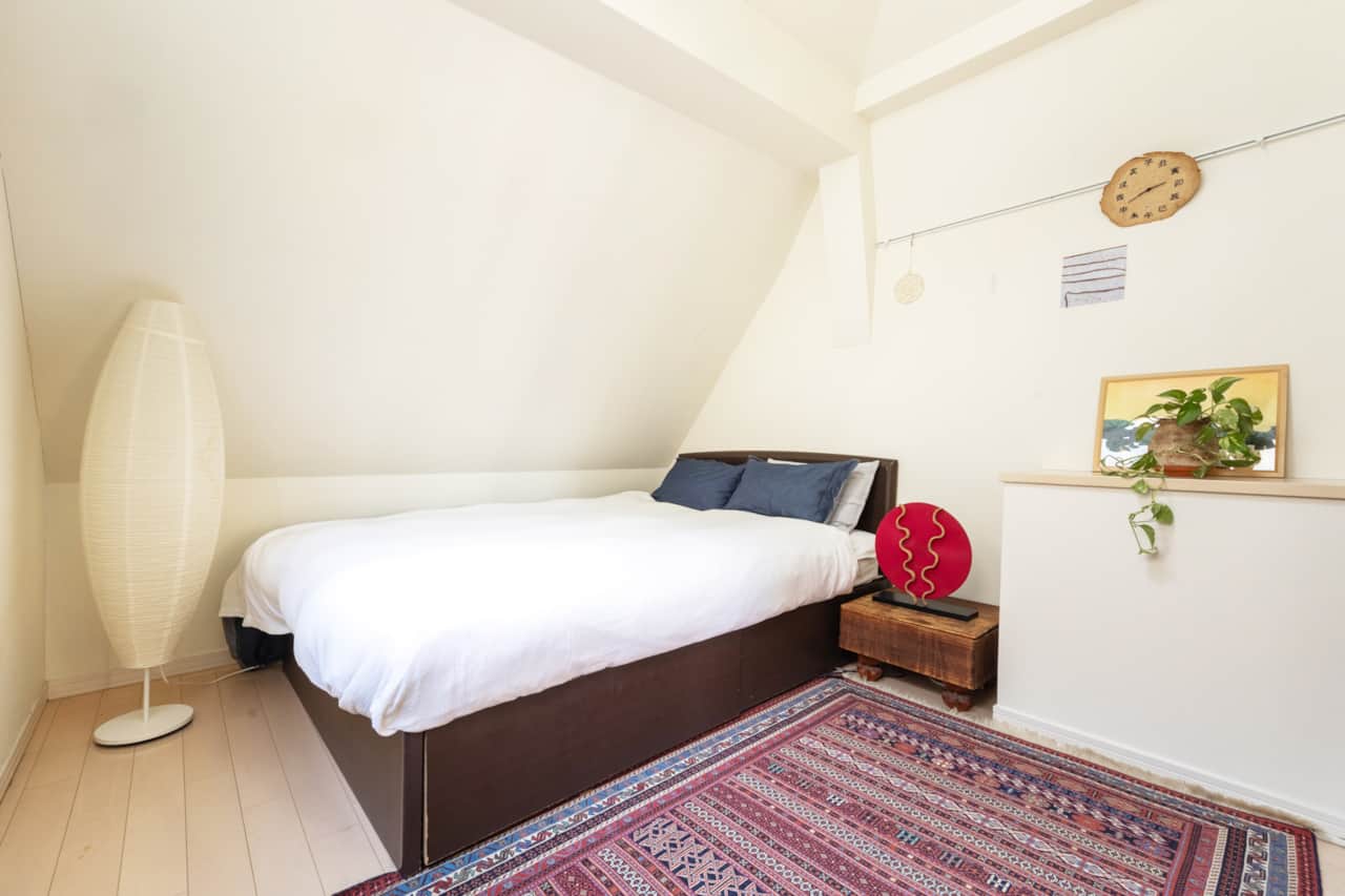 A serene retreat with warm tones and traditional flair for restful nights