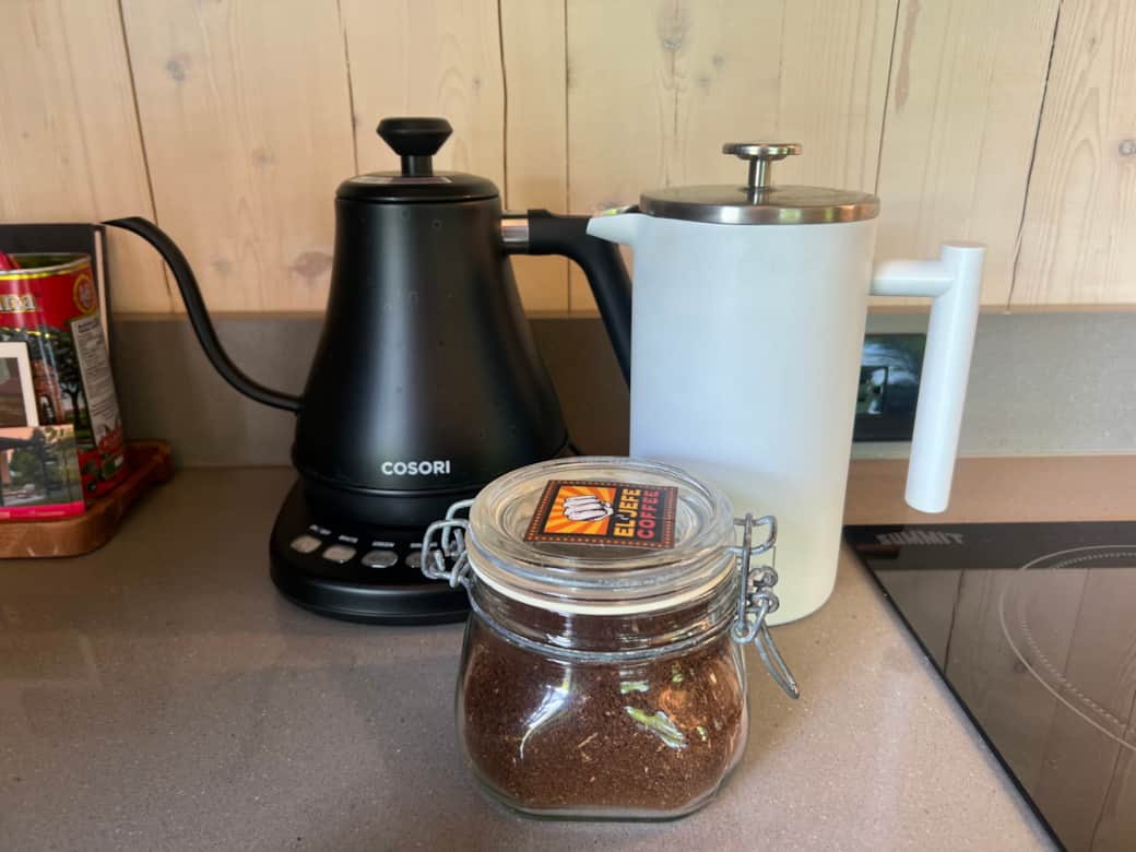 French Press Coffee & Kettle