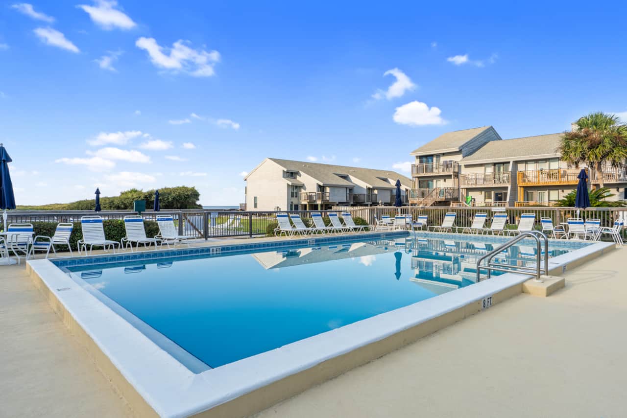 One of two 300 Ocean Mile community pools located just steps from the townhome.
