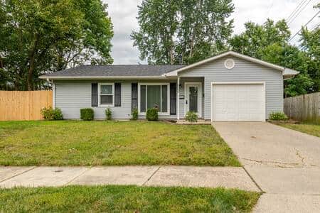 Easy access to the house with private driveway parking