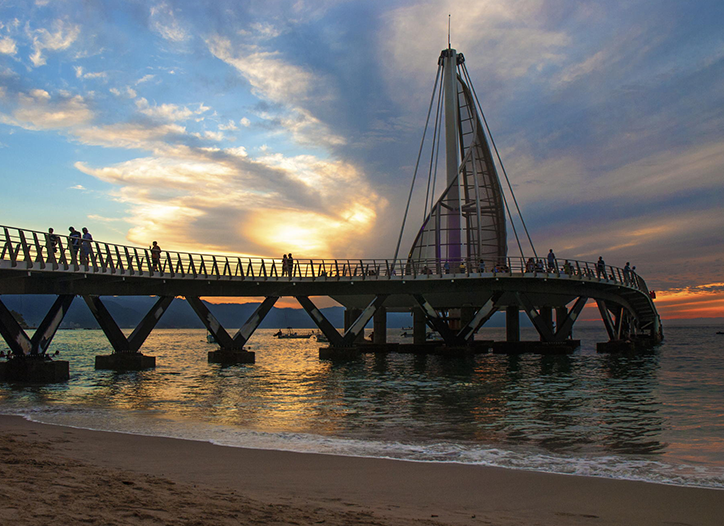 Steps from Los Muertos Beach and the famous pier