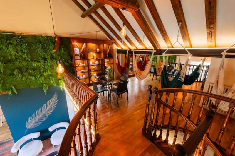 Villa de la Plume – Mezzanine avec vue sur le jardin
