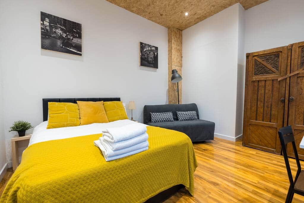 Small Double Bed and Sofa Bed