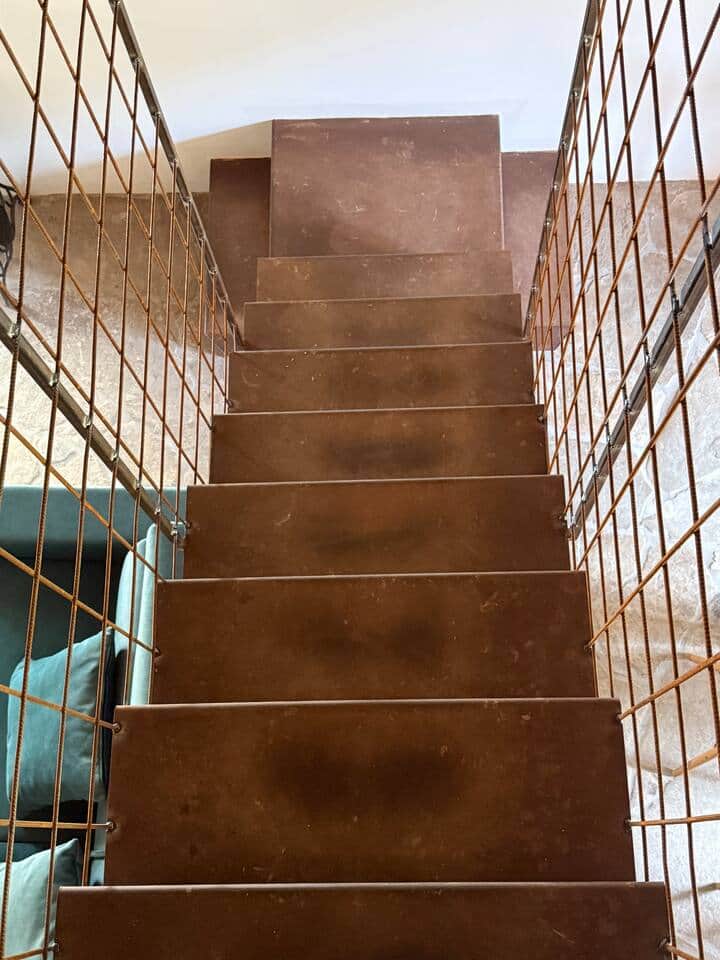 Dettagli della scala in ferro Dettagli della scala in ferro