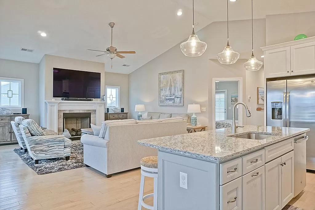 Main Living Area and Kitchen