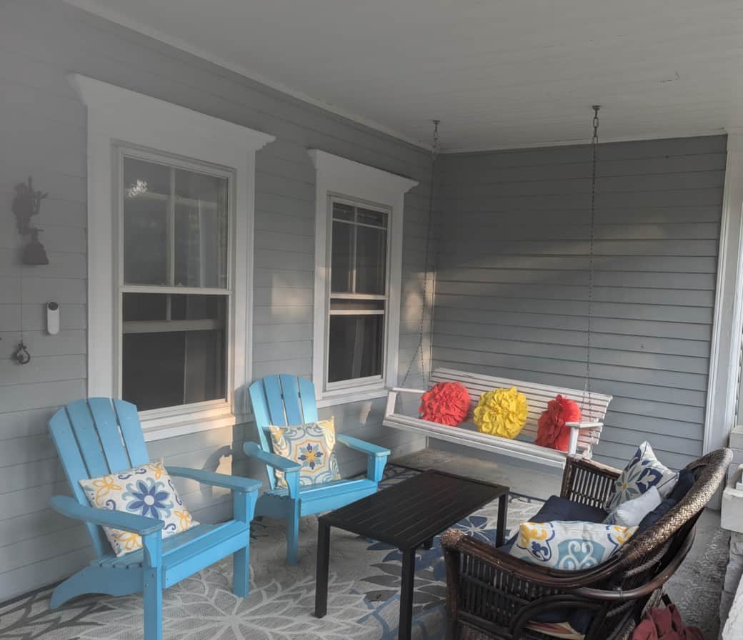 Porch Berkshires Vacation Home for Groups Near Stockbridge