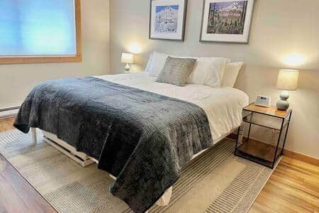 Bedroom with king bed Bedroom with king bed
